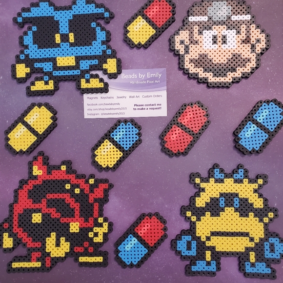 Dr. Mario Magnets - Nerdy Game Room Home Decor - Picture 8 of 8